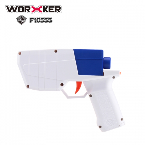 Worker Toys Hurricane Semi-automatic Electric Blaster - White,Blaster